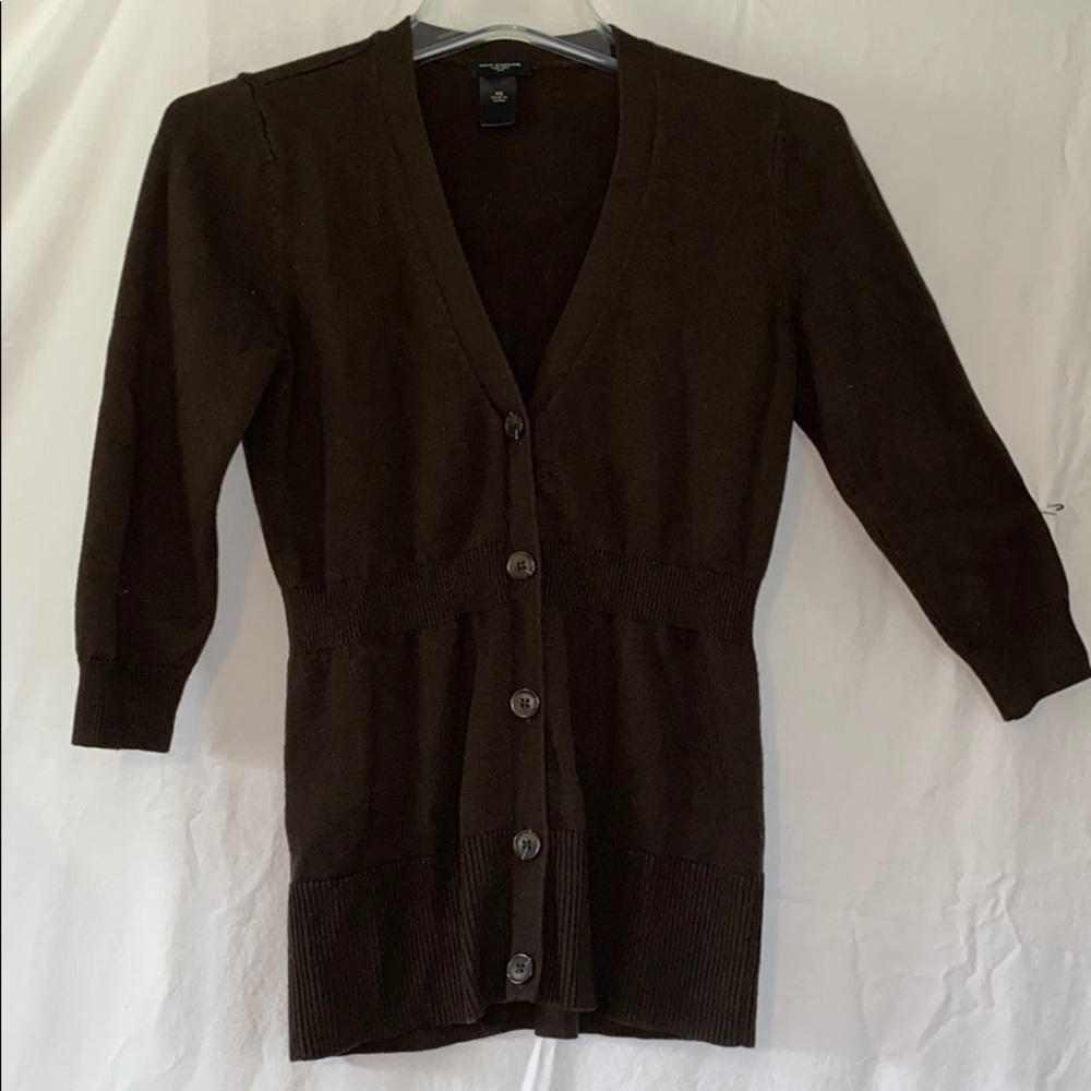 Ann Taylor Brown Cardigan Sweater